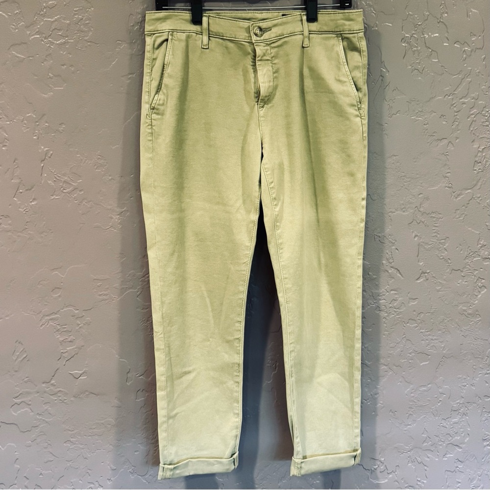 Ag Adriano Goldschmied Tan Caden Tailored Trousers - 27R